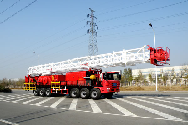 ZJ20 Vrachtwagen gemonteerd booreiland