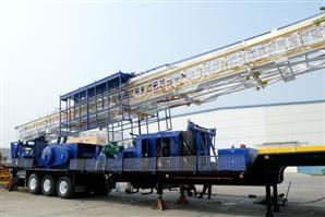 TZJ15 rimorchio Drilling Rig