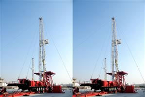 TZJ30 sur remorque Drilling Rig